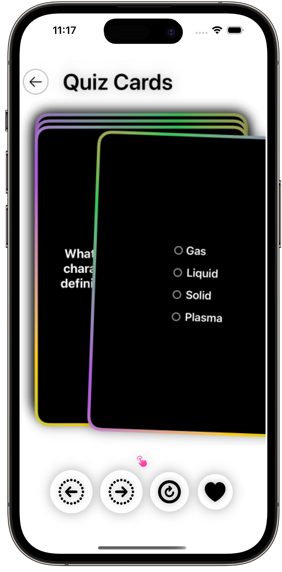 UI Friendly SWIPE Cards